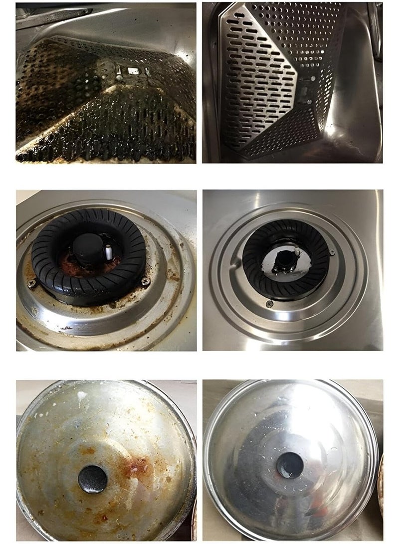 Foaming Grease Spray: Easily tackles stubborn grease and is suitable for cleaning stoves, ovens, cookware, walls and bathrooms, ensuring no residue is left on the surface. - Image 2