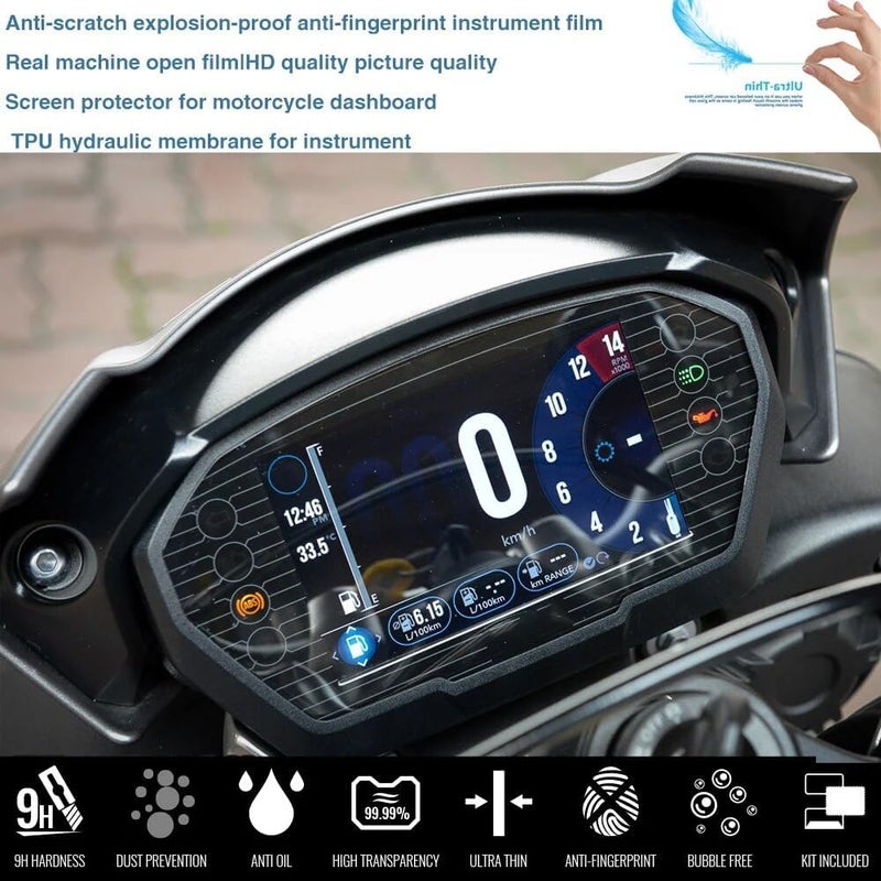 QASULER Motorcycle Dashboard Screen Protector - Image 4