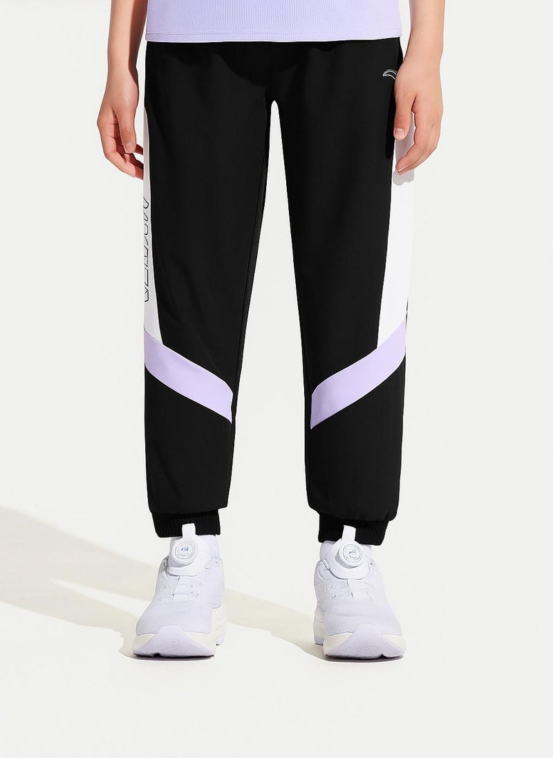 ANTA Kids Girls’ Fleece Jogger Pants/ Soft Warmth · Sporty Style · Everyday Comfort - Image 1