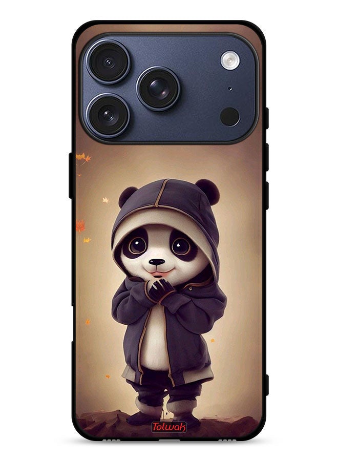 Tolwak Apple iPhone 17 Pro Protective Case Cover Cute Little Panda - Image 1
