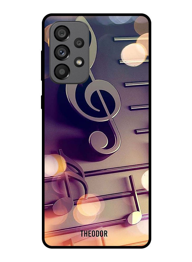 Theodor Protective Case Cover For Samsung Galaxy A73 5G     Music Nodes - Image 1