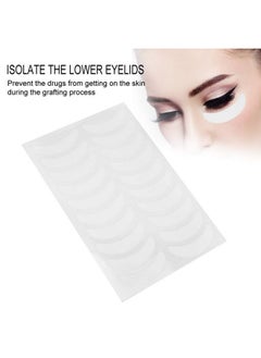 Sonew 500 Pairs Eyelash Extension Sticker Eye Positioning Tips Sticker Lash Mapping Stickers Eyelash Under Eye Pads Positioning Paper Tips Sticker Wraps Make Up Tools  - Image 5