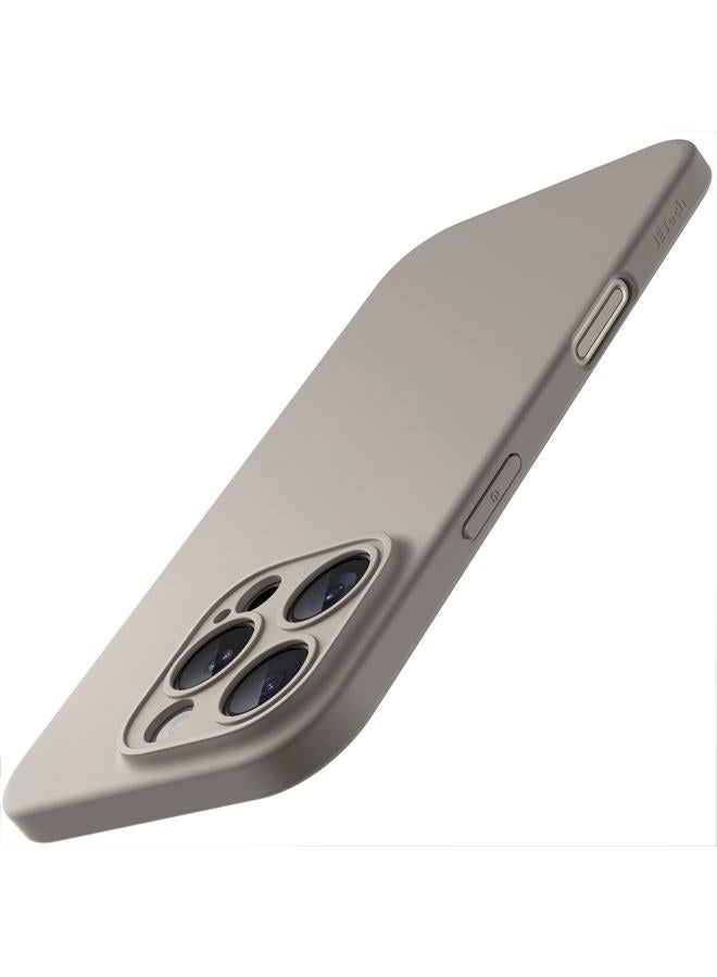 Jetech Slim Case for iPhone 16 Pro 6.3-Inch with Camera Lens Full Protection, Ultra-Thin Lightweight Matte Finish Minimalist Protective Phone Cover (Natural Titanium) - Image 1