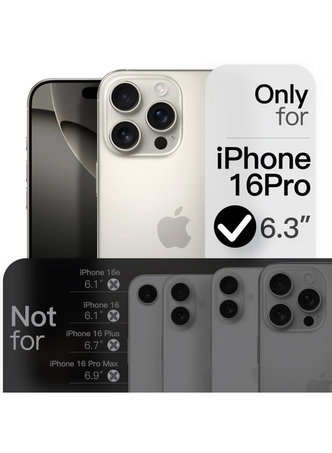 Jetech Slim Case for iPhone 16 Pro 6.3-Inch with Camera Lens Full Protection, Ultra-Thin Lightweight Matte Finish Minimalist Protective Phone Cover (Natural Titanium) - Image 2