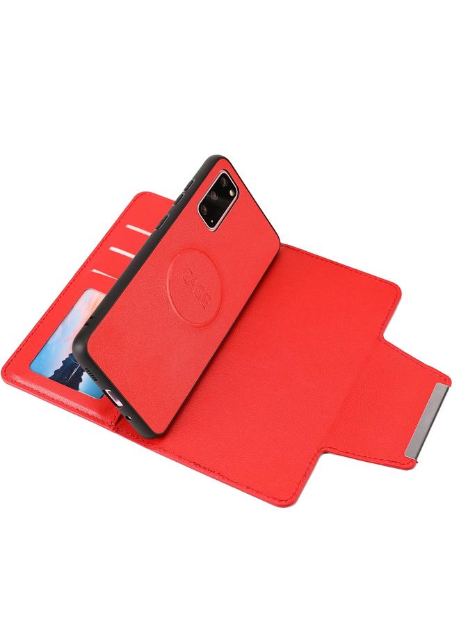 اس-توب جراب لهاتف Samsung Galaxy S20، جراب جلدي أفقي مغناطيسي قابل للفصل رفيع للغاية مع فتحة للبطاقات ومحفظة - Image 5