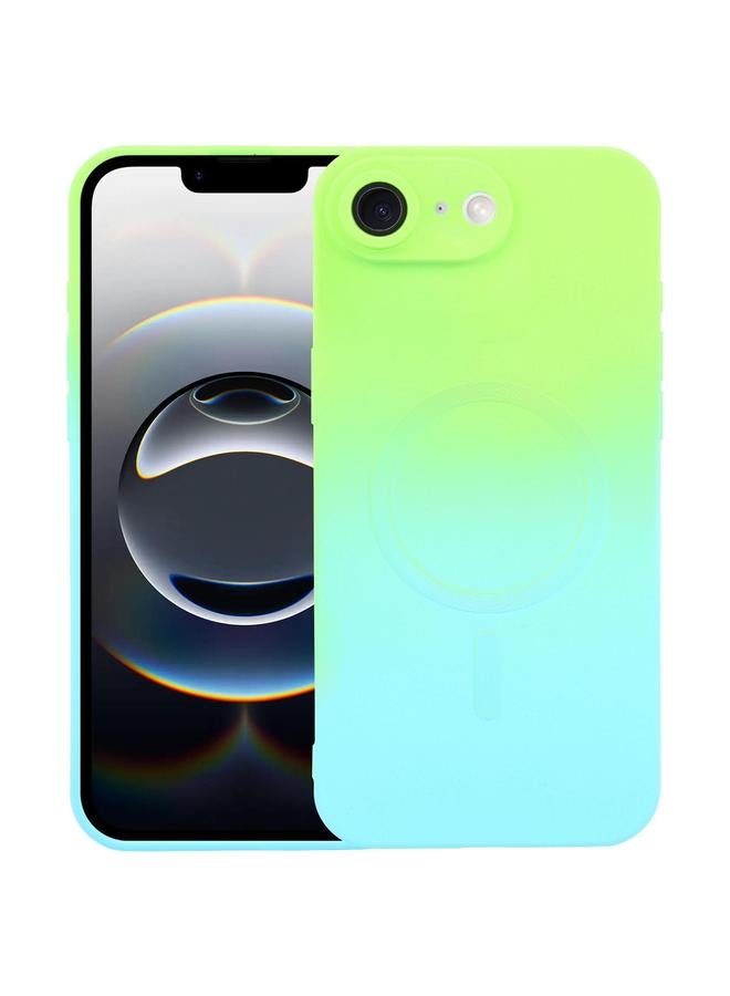 اس-توب جراب لهاتف iPhone 16e مصنوع من مادة TPU السائلة والسيليكون المتدرج اللون من MagSafe - Image 1
