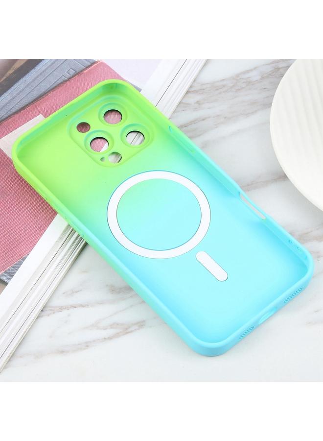 اس-توب جراب لهاتف iPhone 16e مصنوع من مادة TPU السائلة والسيليكون المتدرج اللون من MagSafe - Image 3