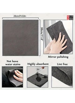 RACO Magic Glass Cleaning Cloth - Multi-Purpose, Streak-Free Polyester Wipes for Windows, Mirrors, Cars, Kitchen & Bathroom Thick, Nylon - pzsku/Z9EA5999CB8C41E9C9572Z/45/_/1731049758/b36c3132-d114-4b43-b093-d3fe2a4dfe6d