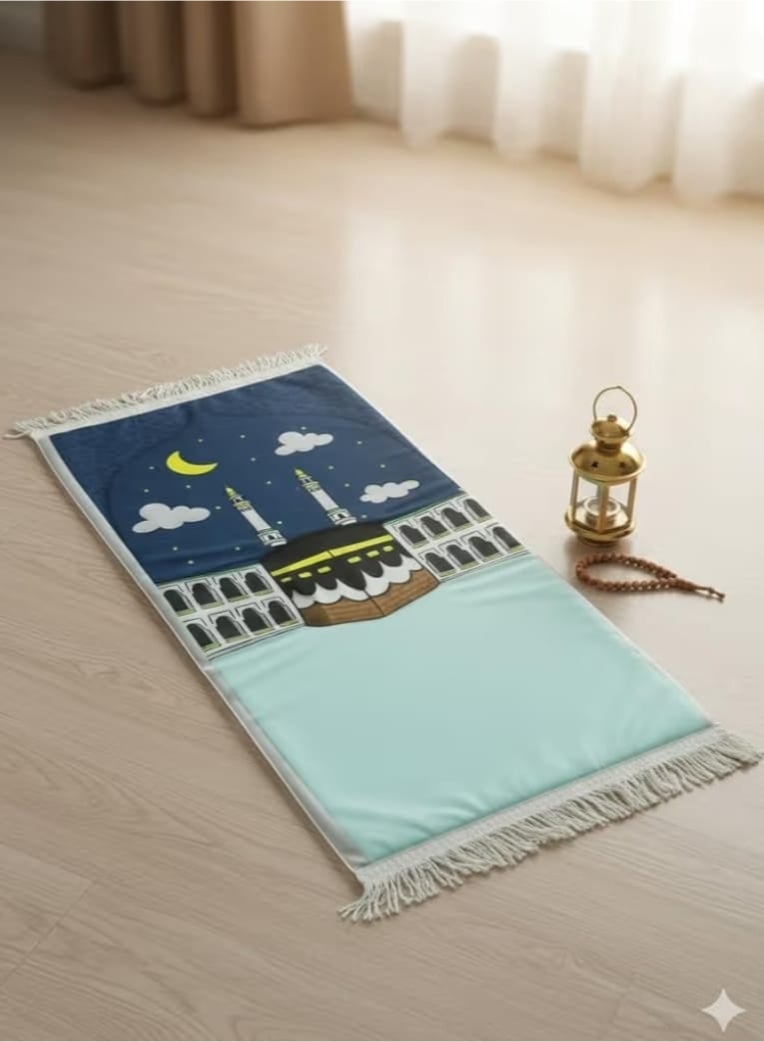 Padded Prayer Mat for Kids - Soft & Comfortable Knee Support, 2cm Thick Foam Rug, Non-Slip Base, Premium Quality, Perfect Educational Gift for Boys and Girls. - Image 3