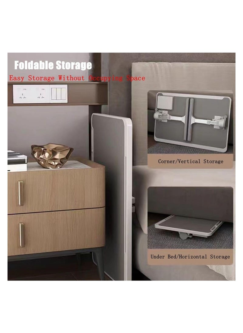 Cool Baby Style - Adjustable Laptop Table Multifunctional Laptop Bedside Table with Hidden Drawer Laptop Bed Table Portable Lap Table with Folding Legs Suitable for Eating  Working Writing  Gaming  Drawing - Image 1