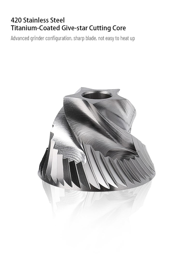 ايكي ايك مطحنة القهوة اليدوية المحمولة عالية الجودة نحاس + أسود - Image 5