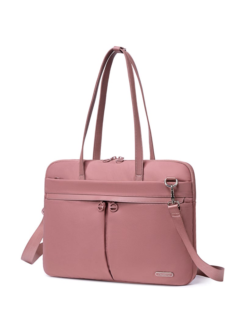 Chantria Durable Laptop Bag Water Resistant Premium Women’s Hand Bag with Multifunctional Compartment with Multiple Pockets for Casual/Work/College/ School, CB00773-Nostalgia Rose - Image 1