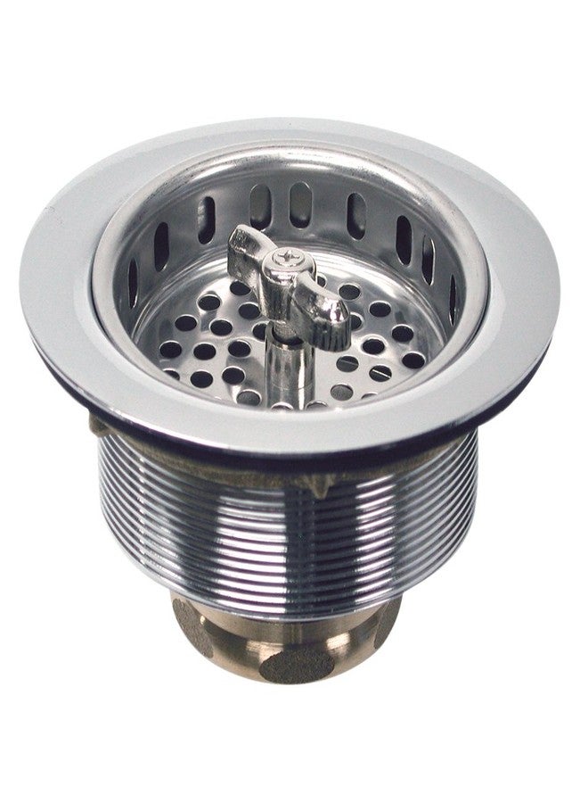 DANCO Twist Tight Kitchen Sink Strainer Assembly, 3-1/2 inch, Stainless Steel, 1-Pack (81077) - Image 1