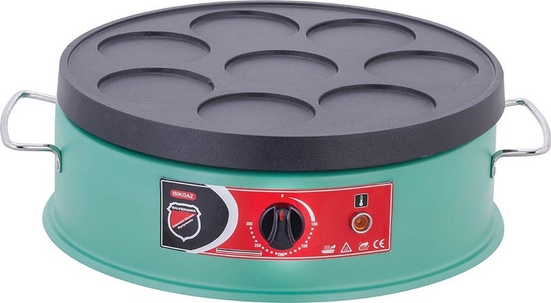Işıkgaz Silverinox Industrial Electric Pancake Baking Machine SLVR-PNK-02 