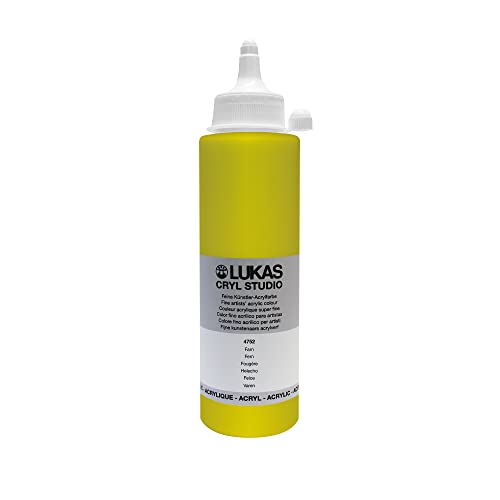 Lukas CRYL Studio Artist Acrylic Paint Fern 250 ml Bottle High Pigment Acrylic Paints for Canvas Painting Large Scale Works MediumViscosity WaterMixable Fast Drying - Image 1