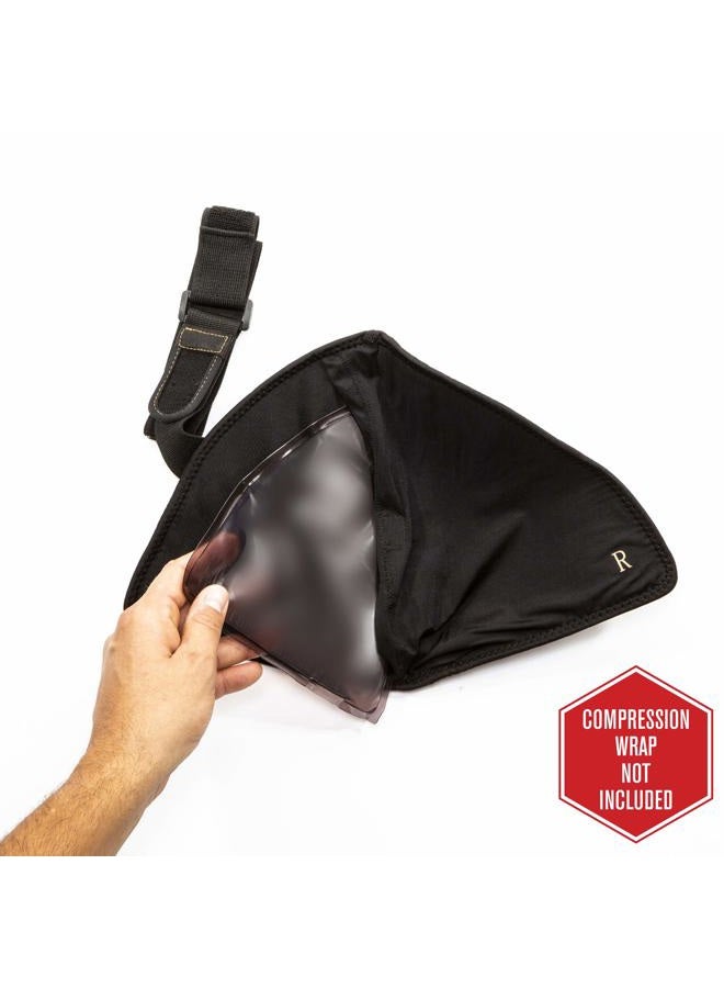 Copper Fit Rapid Relief Shoulder Wrap, Hot/Cold Replacement Insert Pack, Black - Image 3