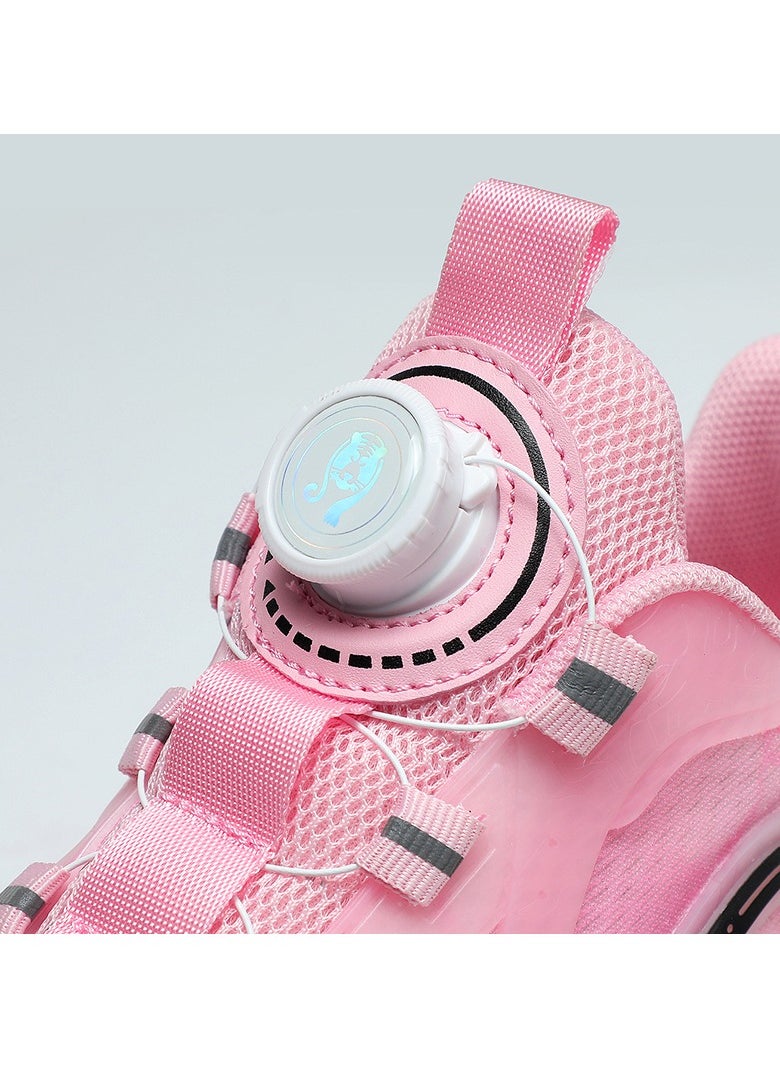 LITTLE ROCKZ Double Wheel LED Flash Light Fashion Shiny Sneaker Skate Heelys Shoes With Lightning Sole  - Image 5