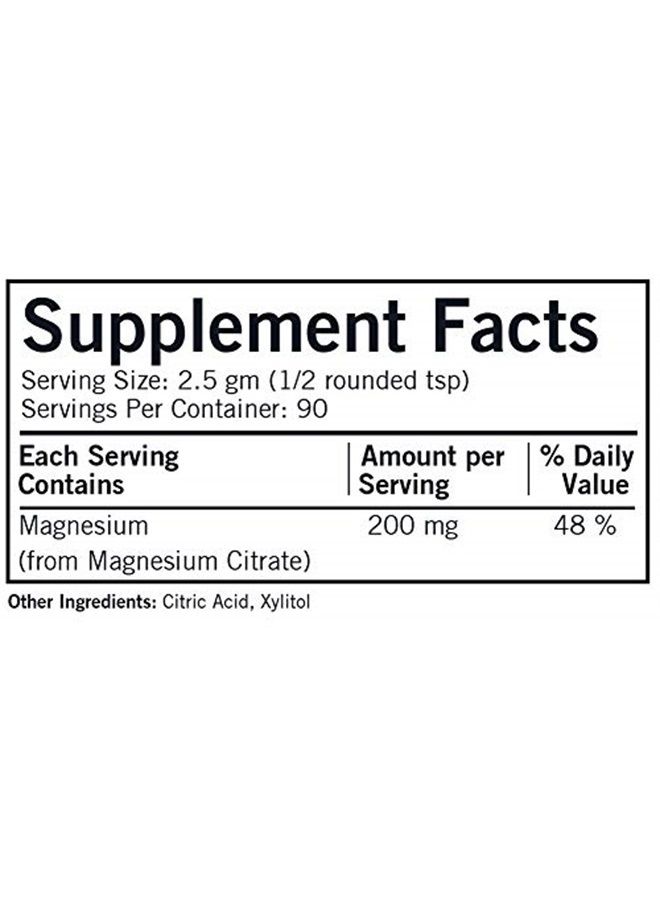 Kirkman Magnesium Citrate Soluble Powder - Hypo, 227gm/8oz - Image 2