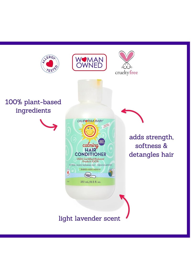 California Baby California Baby Calming Hair Conditioner 8.50 Oz  - Image 2