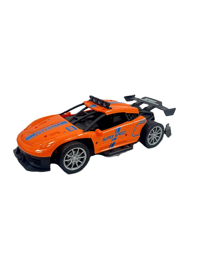 D-Power 1:20 R/C 4WD 27Mhz Racing Car Rechargeable Remote Control – Orange | ages 6+ up  - Image 4