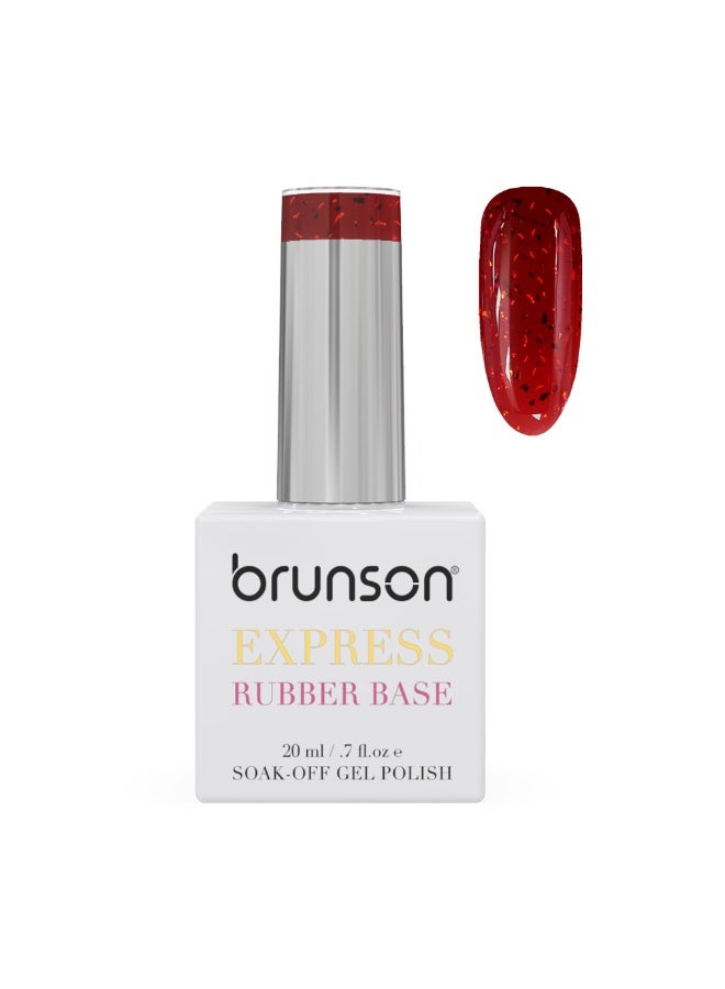 brunson Rubber Base Gel Nail Polish 20Ml - French Rubber Base Coat Long-Lasting, Durable And Chip-Resistant Nail Strengthener Gel Nail Polish Base Coat For Manicure And Pedicure