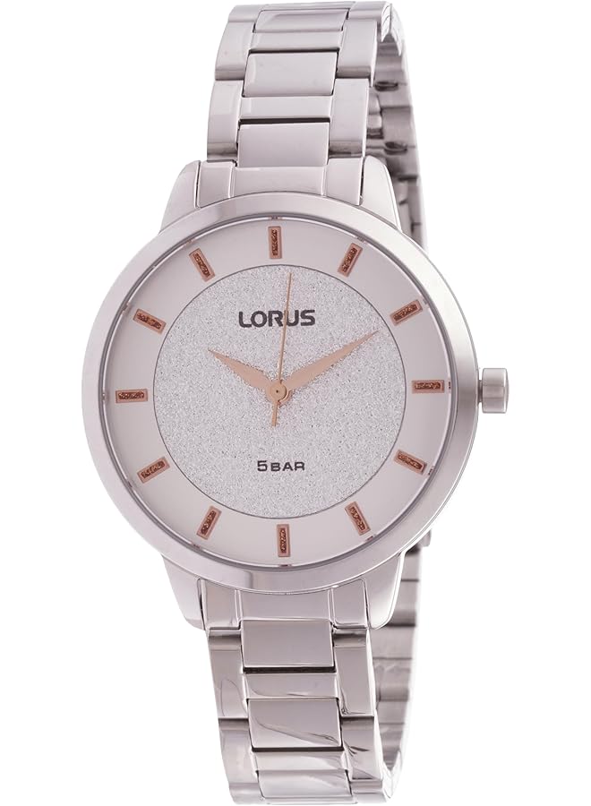 LORUS White sunray dial analog Quartz Stainless steel watch for Women RG291SX9 - Image 1
