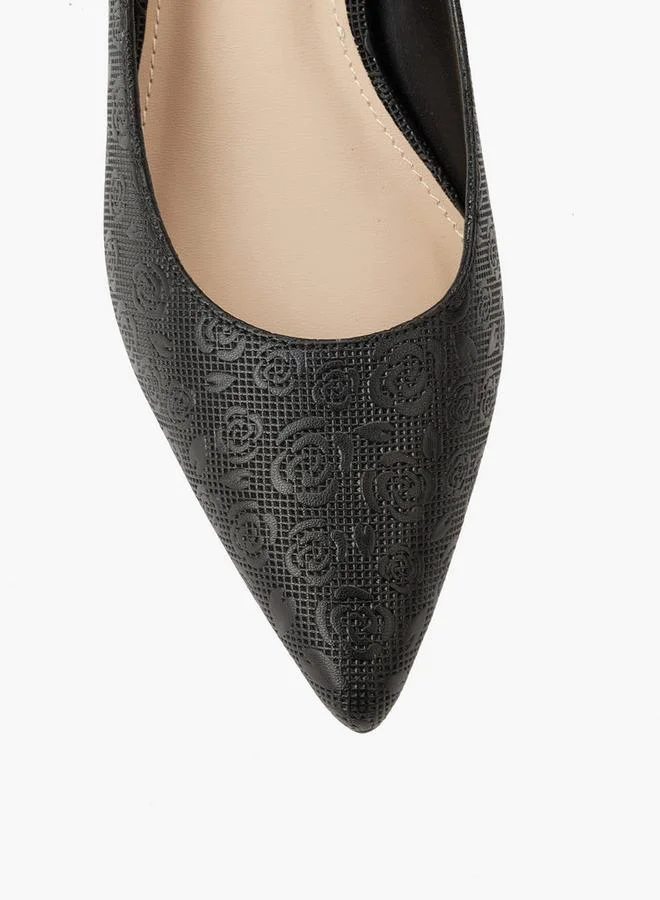 Flora Bella By Shoexpress BLACK Flora Bella Women Block Heel Pumps for Women | Best Price UAE