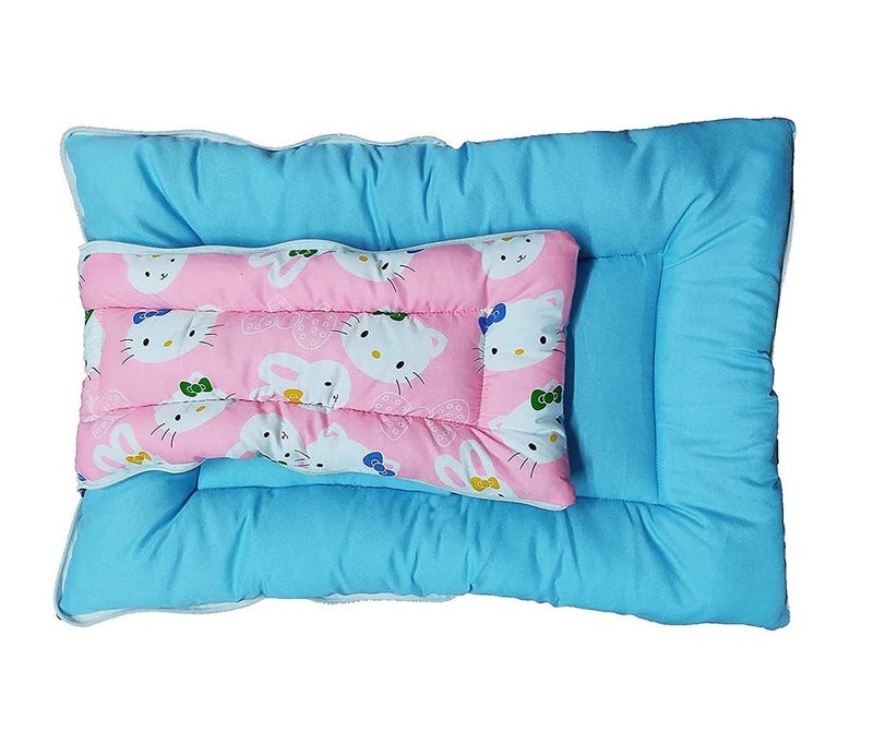 DEPURIKA Sharma Clothing Cotton 29.52x17.71x3.93 inches Sleeping and Carry Bag,Kitty Pink - Image 2