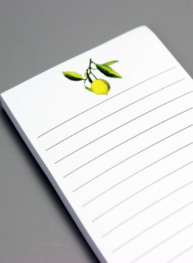 Nancy Nikko Lemon and Olive Branch Refrigerator Notepads - Set of 2 Pads - Image 3
