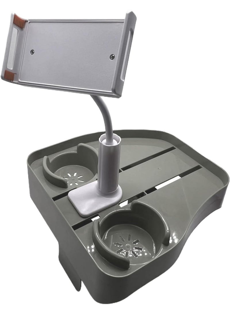 HOMESTAR 3-In-1 Tray Table With Cup Holder & Phone Stand - Adjustable Hot Tub Caddy For Outdoor Inflatable Pool And Spa - Essential Adult Spa Accessory With Drink Holder For Ultimate Relaxation, Essential Hot Tub Accessory For Adults - Image 4