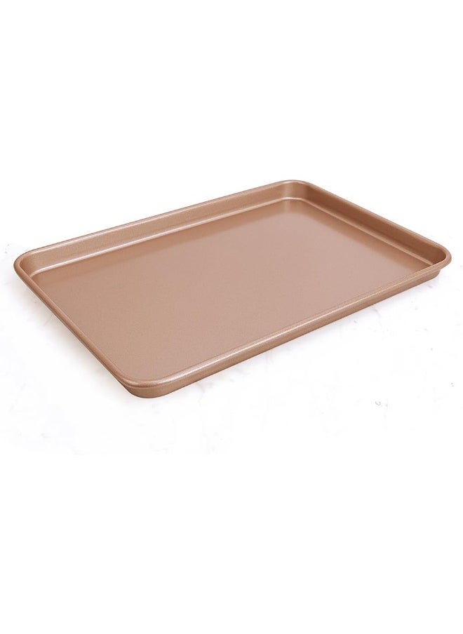 chefmade - CHEFMADE Chef Made Non-Stick Cookie Sheet, Champagne - Image 1