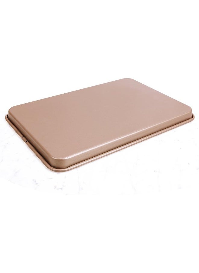 chefmade - CHEFMADE Chef Made Non-Stick Cookie Sheet, Champagne - Image 1