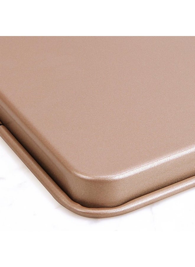 chefmade - CHEFMADE Chef Made Non-Stick Cookie Sheet, Champagne - Image 1
