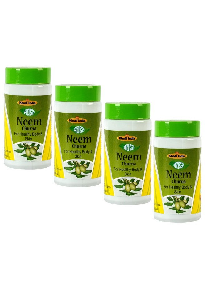 Meghdoot مسحوق النيم MEGHDOOT 100% طبيعي، بدون مواد حافظة | مستخلصات بذور الأزادرختا إندكا مسحوق النيم للأوجه، البشرة والشعر مثالي لخلطة الوجه، خلطة الشعر والأكل 100 جرام (عبوة من 4)  - Image 1