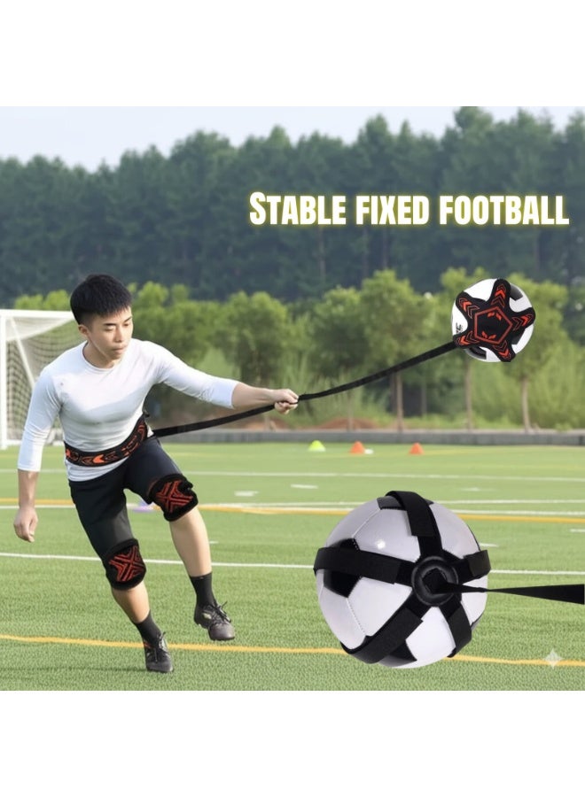 NOVOLAN Soccer Kick Trainer, Hands-Free Adjustable Solo Soccer Trainer for Enhanced Control Skills, Versatile Practice Equipment for Soccer, Volleyball, Rugby, Adjustable Waist Belt for Kids & Adults - Image 3