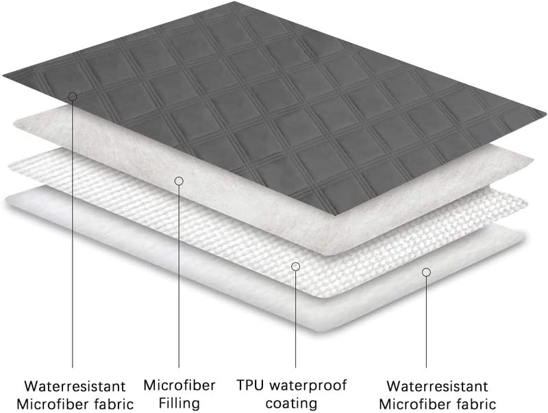 Ameritex Waterproof Dog Bed Cover Pet Blanket with Anti-Slip Back for Furniture Bed Couch Sofa - Image 4