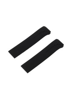 Generic Smart Silicone Watch Band T121420 Sport 20/21mm Direct Sale Black without buckle 