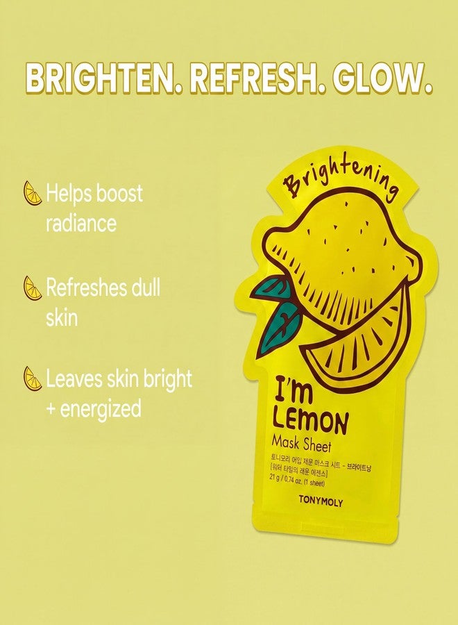 TONYMOLY Bright & Juicy 12-Pack Masks - Vitamin C, Antioxidant Formula - Image 3