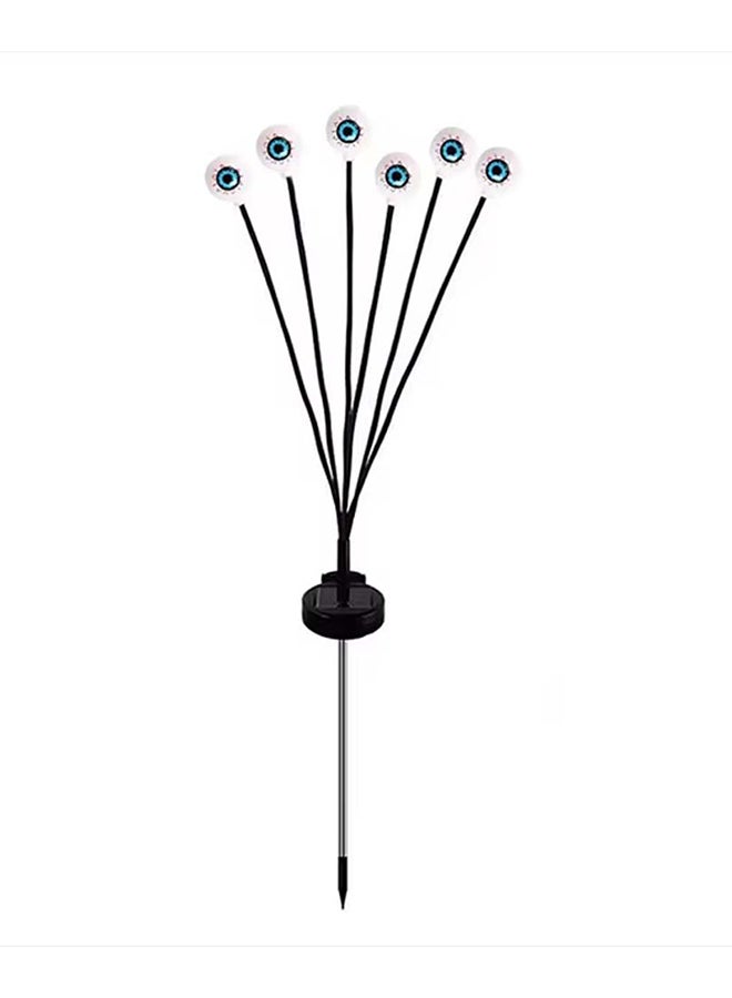 BrainGiggles 6 PCS Eyeball Halloween Lights for Scary Halloween Décor, Solar-Powered, Glowing Yard Decoration for Creepy Nighttime Effects | Halloween Decorations Outdoor Lights for Yard and Garden - Image 1