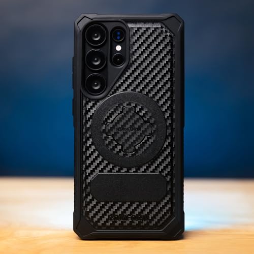 ROKFORM Rugged Case Compatible with Galaxy S25 Ultra, Magnetic Cover with Screw Lock Drop-Tested Armor (Black) - Image 3