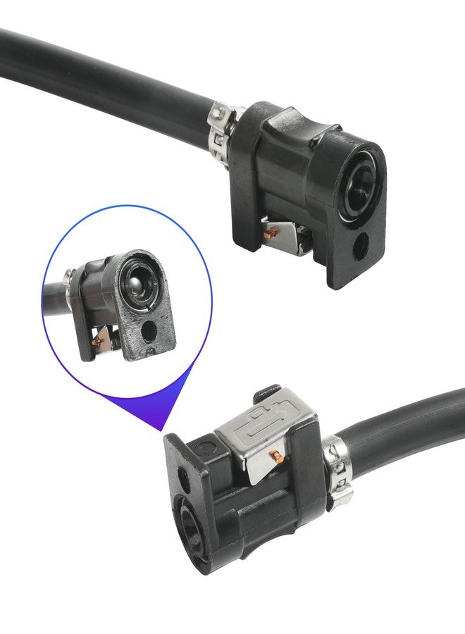 Reswish ESEWALAS 6FT Boat Motor Fuel Line Hose with Primer Bulb Steel Hose Clamps,Universal ID 5/16" Boat Fuel Line Assembly Kit,Compatible with Outboard RVs Tractors Caravans Boats Fuel Line - Image 4