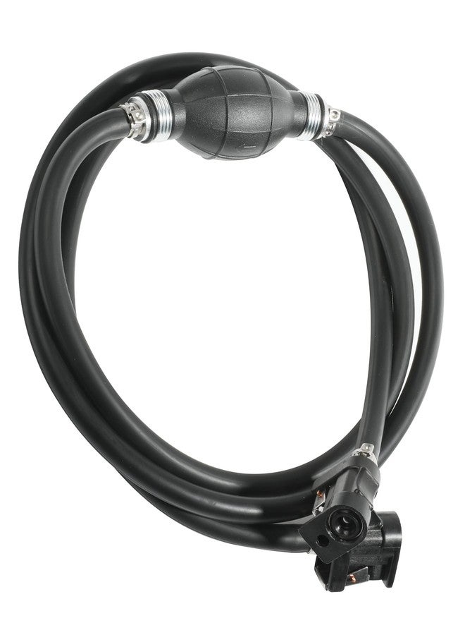 Reswish ESEWALAS 6FT Boat Motor Fuel Line Hose with Primer Bulb Steel Hose Clamps,Universal ID 5/16" Boat Fuel Line Assembly Kit,Compatible with Outboard RVs Tractors Caravans Boats Fuel Line - Image 1