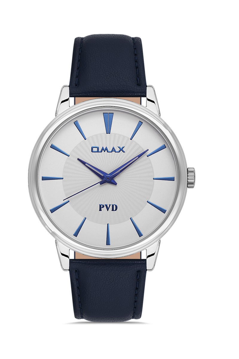 OMAX MEN’S Wrist-Watch | Analog | Leather Strap | Elegant Design - Image 1