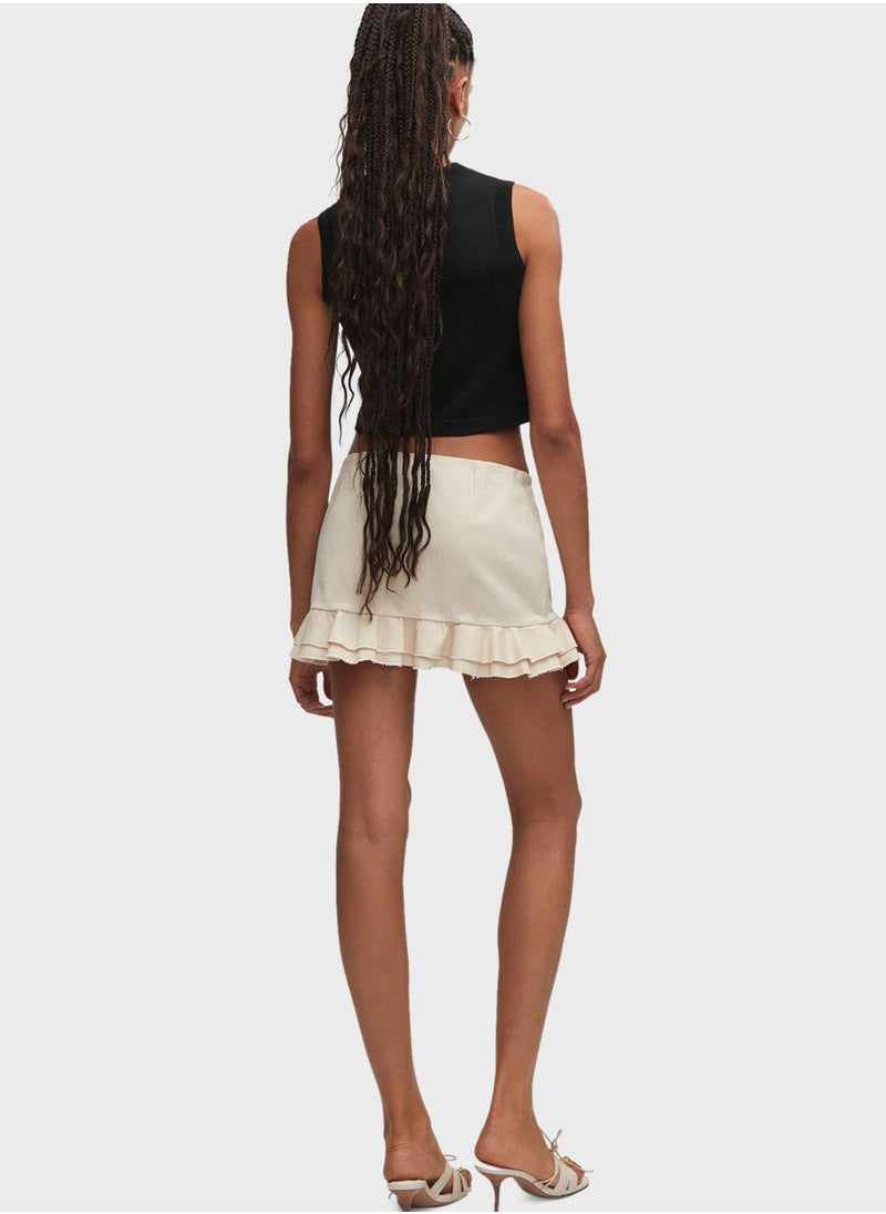 MANGO - Round Neck Crop Top - Image 1
