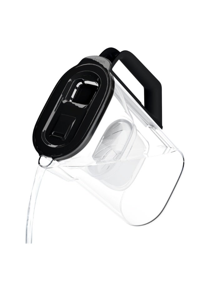 Wessper D3 Slim FutureFlow Water Filter Jug 2.7 L – black - Image 2