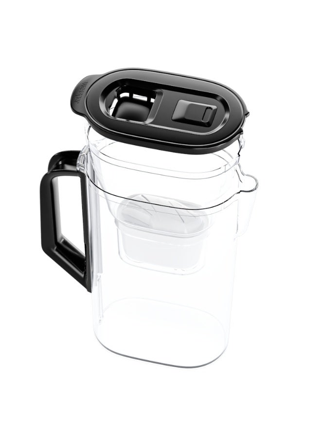 Wessper D3 Slim FutureFlow Water Filter Jug 2.7 L – black - Image 3