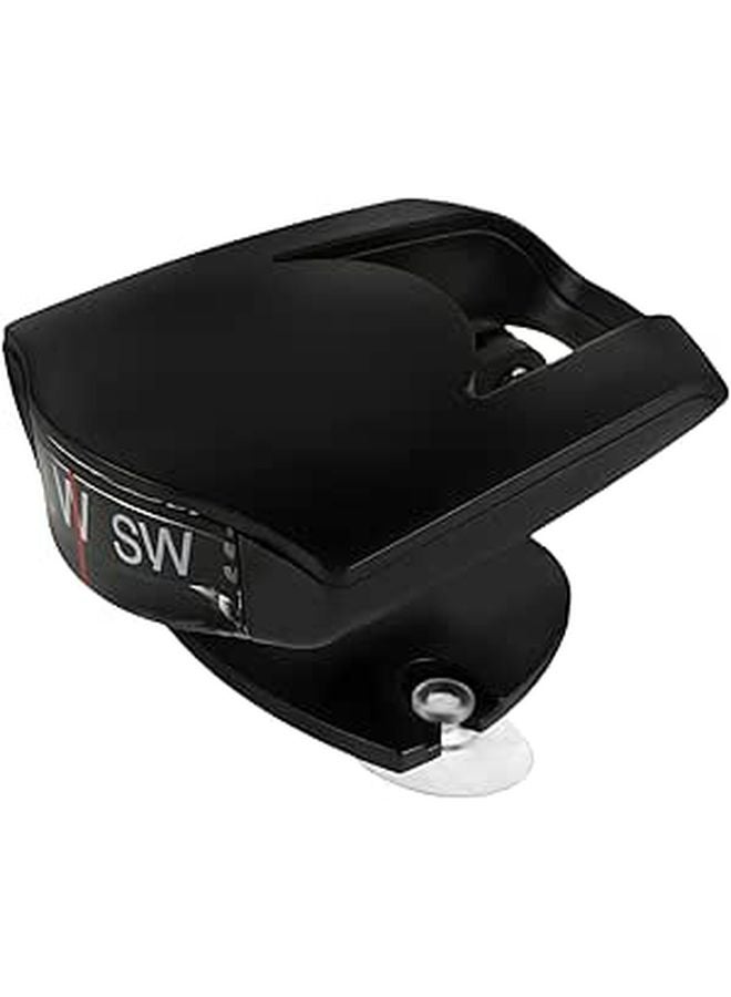 Adjustable Suction Mount Car Boat Dashboard Compass with Inclinometer for Vehicle Navigation - Image 1