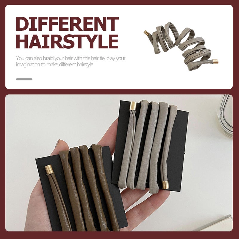 3pcs Stylish Ponytail Hair Tie Ponytail Hairband Ponytail Decor - Image 5