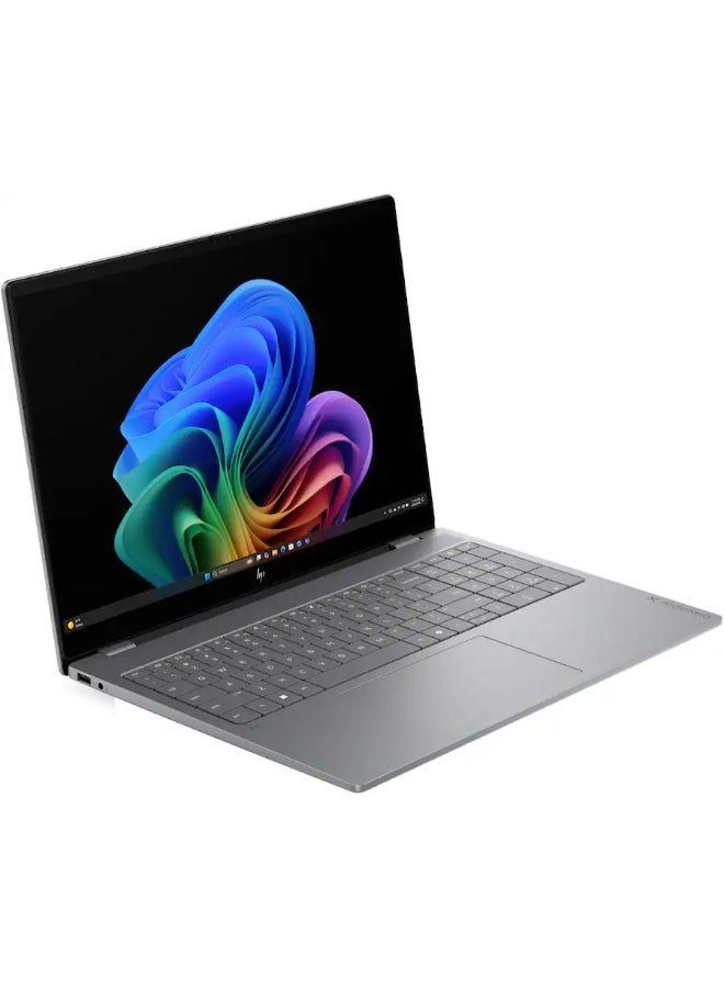 HP OmniBook X Copilot+ PC 16-BG0013DX Laptop With 16 Inch 2K OLED Display, Intel Core Ultra X7 358H Processor/32GB RAM DDR5/2TB SSD/Windows 11 Pro+Life Time Office 2024 English/Arabic Meteor Silver - Image 3