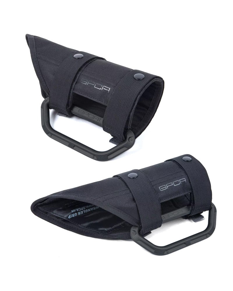 GPCA GP Grip LITE Grab Handle Aluminum Metal Patented Roll Bar for Jeep Wrangler 4xe JL JT JK Sport Sahara and Rubicon 4DR2DR 20072023 1 Pair Jet Black